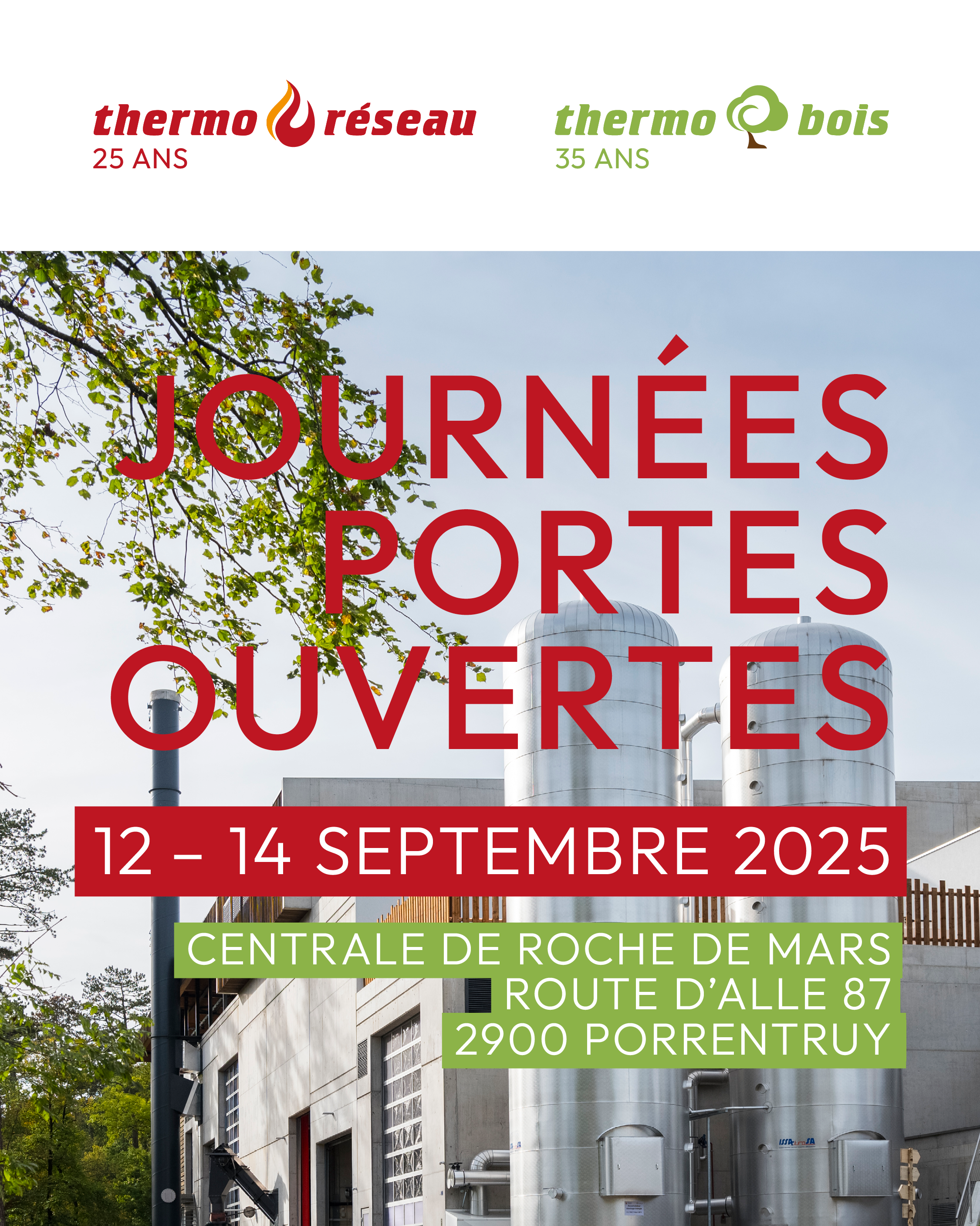 Viens découvrir nos activités lors de nos Portes Ouvertes à Porrentruy ! Plus d'informations sur www.jbs25.ch/jura Image